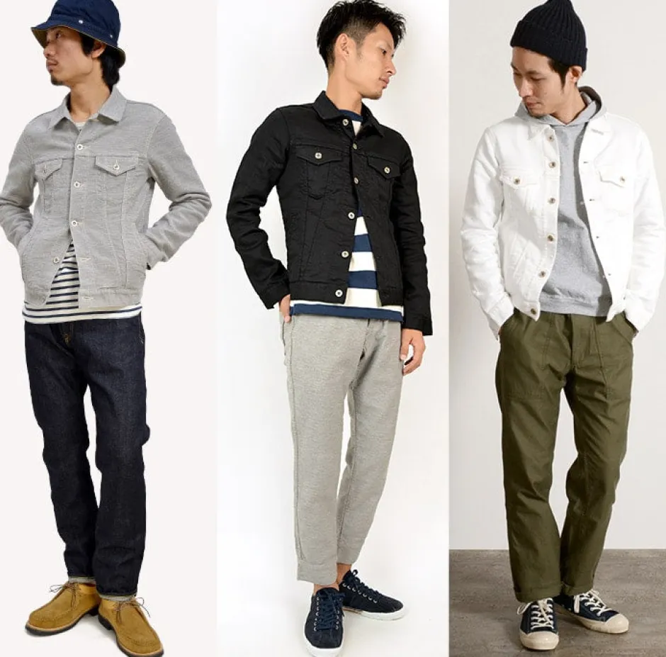 Jackets^FOB FACTORY / F2288 Relaxed denim 3rd jacket
