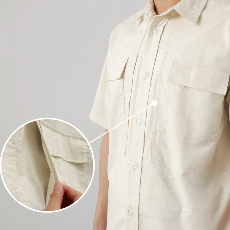 Shirts^FOB FACTORY / F3499 Short sleeve field shirt