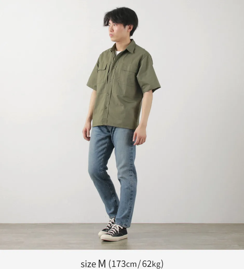 Shirts^FOB FACTORY / F3499 Short sleeve field shirt