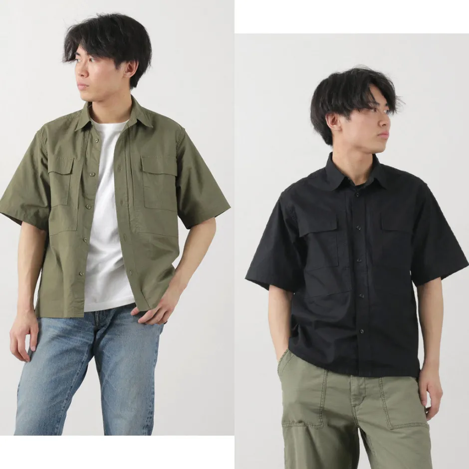 Shirts^FOB FACTORY / F3499 Short sleeve field shirt
