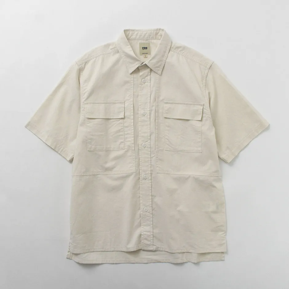 Shirts^FOB FACTORY / F3499 Short sleeve field shirt
