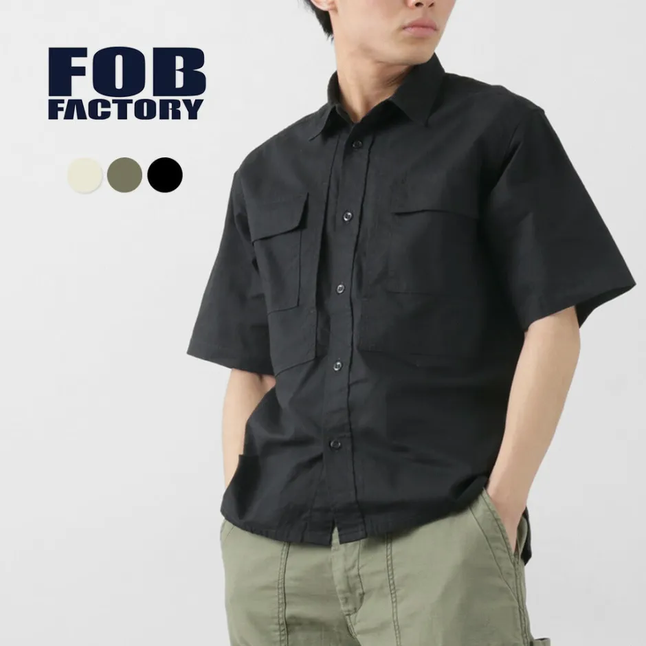 Shirts^FOB FACTORY / F3499 Short sleeve field shirt