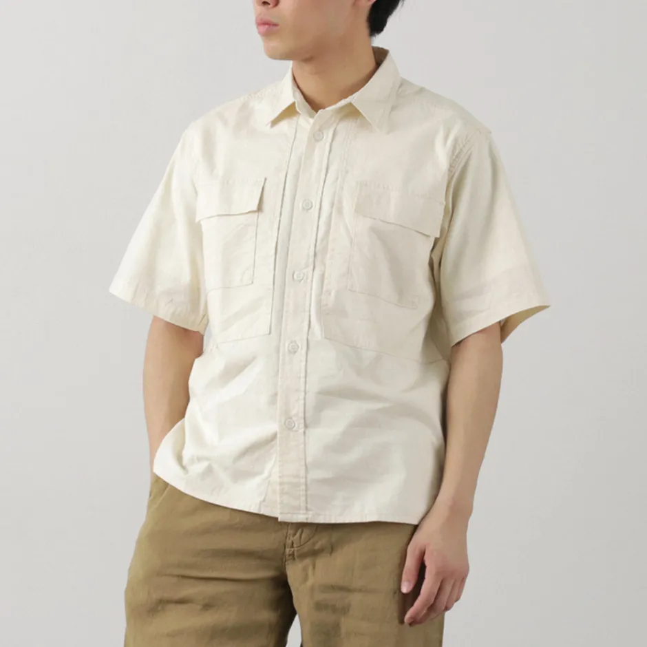 Shirts^FOB FACTORY / F3499 Short sleeve field shirt