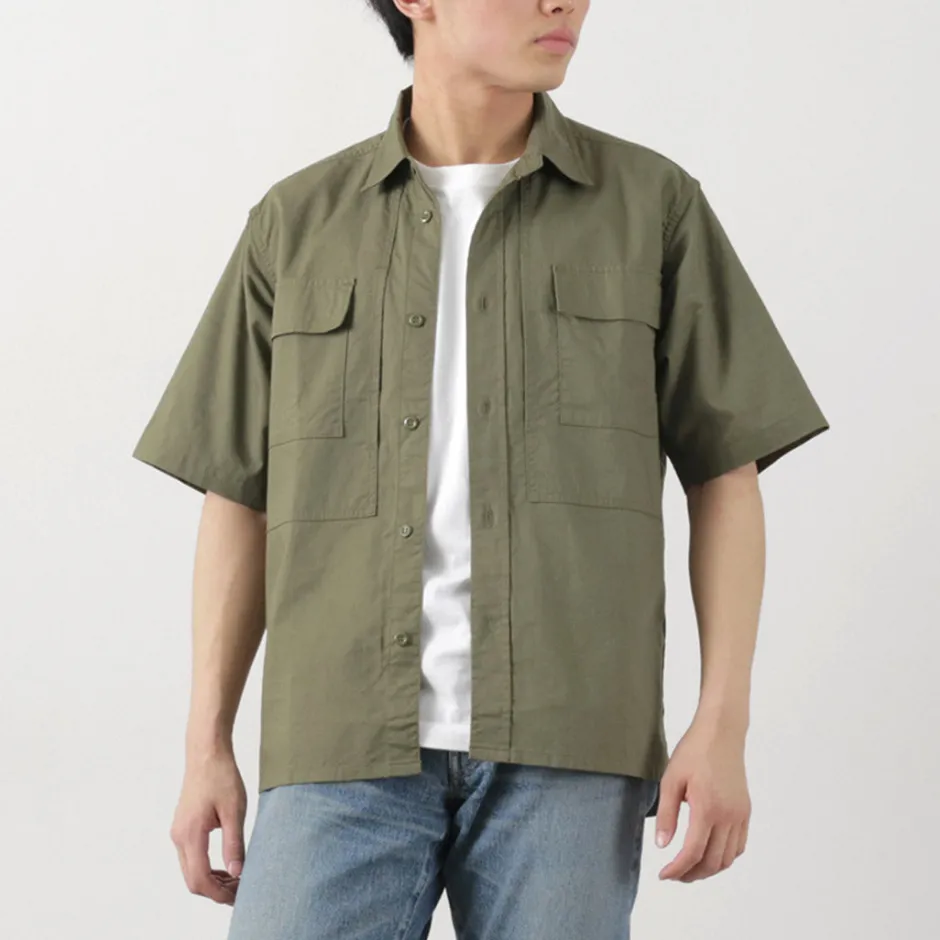 Shirts^FOB FACTORY / F3499 Short sleeve field shirt