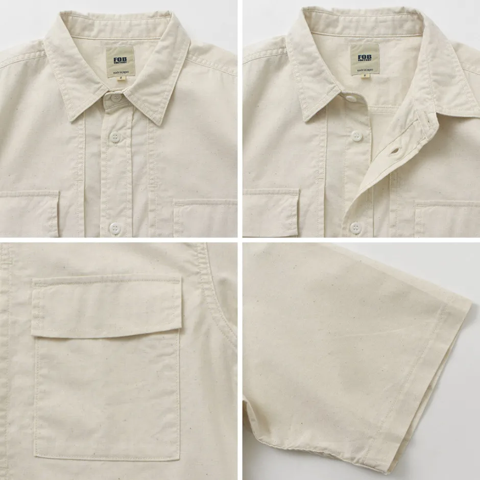 Shirts^FOB FACTORY / F3499 Short sleeve field shirt