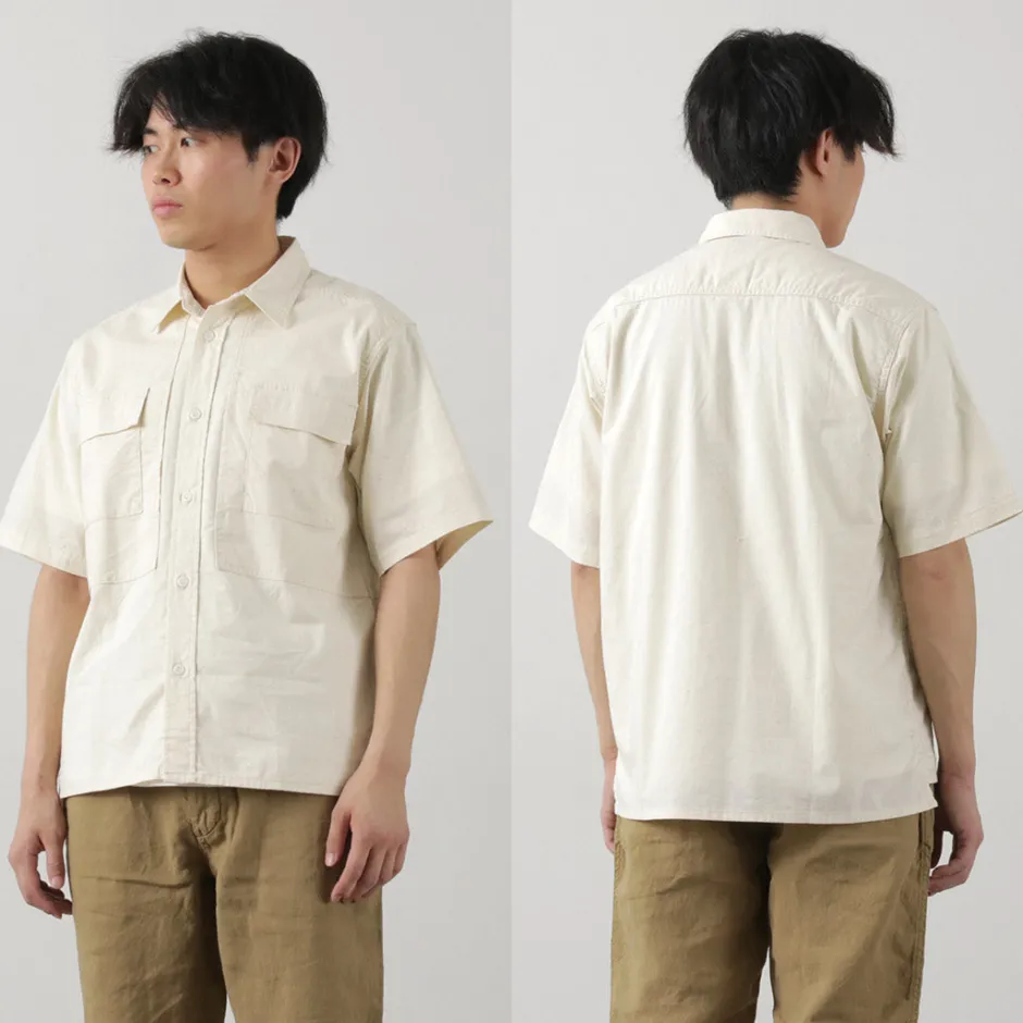 Shirts^FOB FACTORY / F3499 Short sleeve field shirt