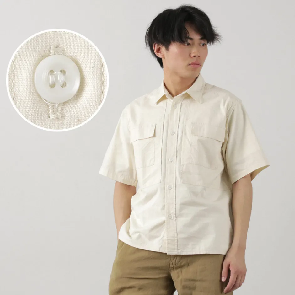 Shirts^FOB FACTORY / F3499 Short sleeve field shirt