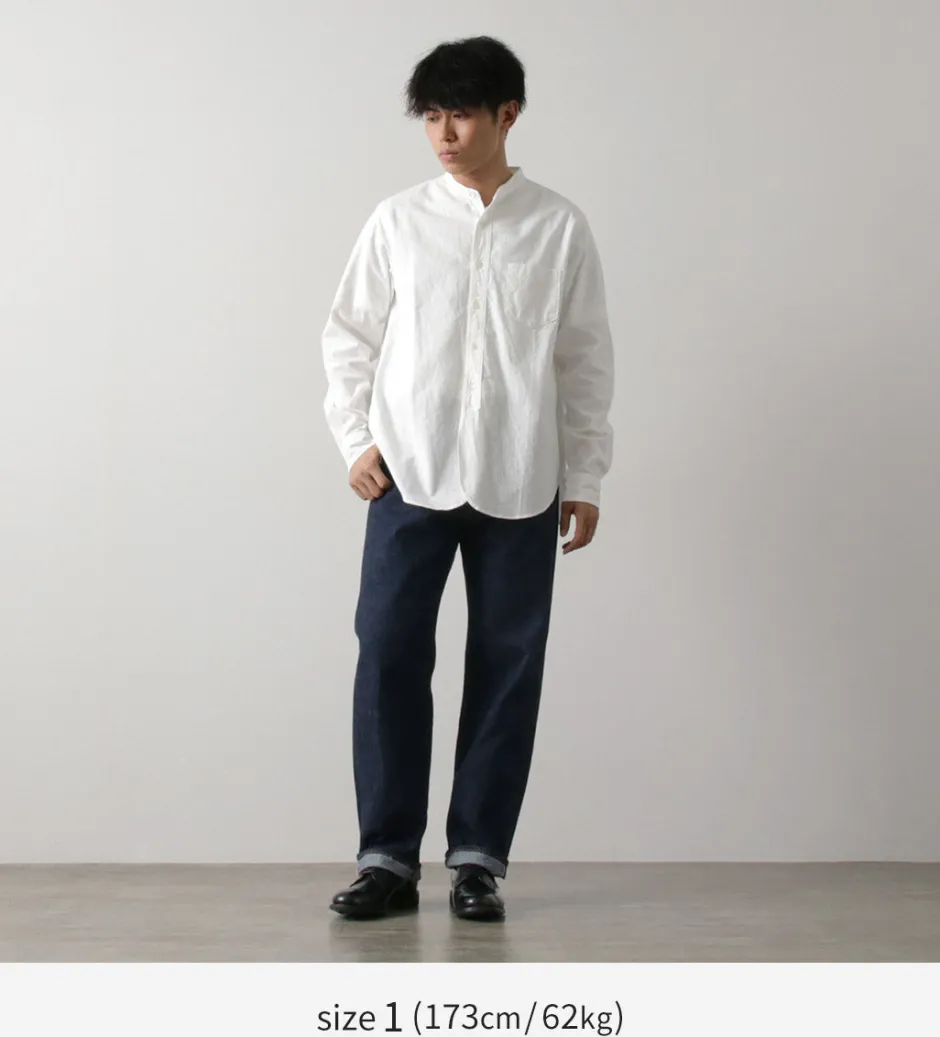Jeans^FOB FACTORY / F1147 Wide denim 5P pants indigo