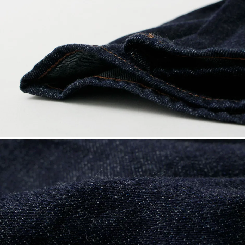 Jeans^FOB FACTORY / F1147 Wide denim 5P pants indigo