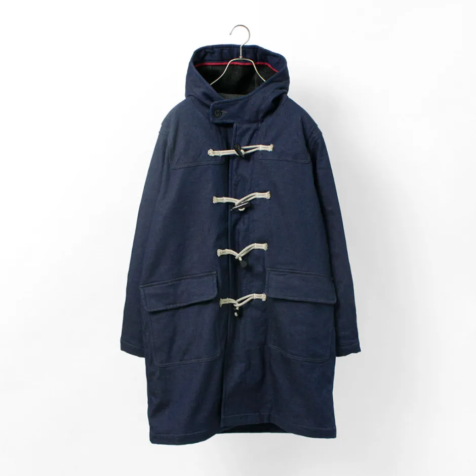 Coats^FOB FACTORY / Indigo Duffle Coat one-wash
