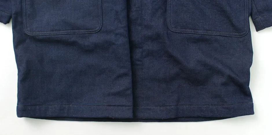 Coats^FOB FACTORY / Indigo Duffle Coat one-wash