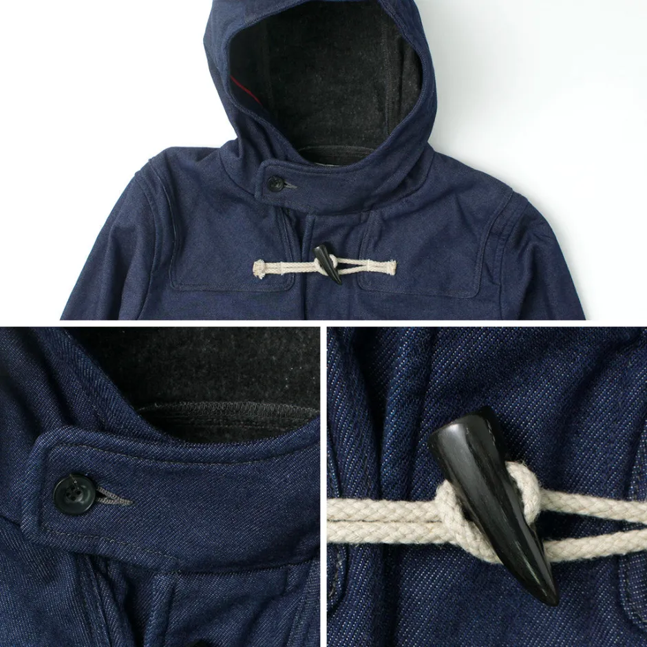 Coats^FOB FACTORY / Indigo Duffle Coat one-wash