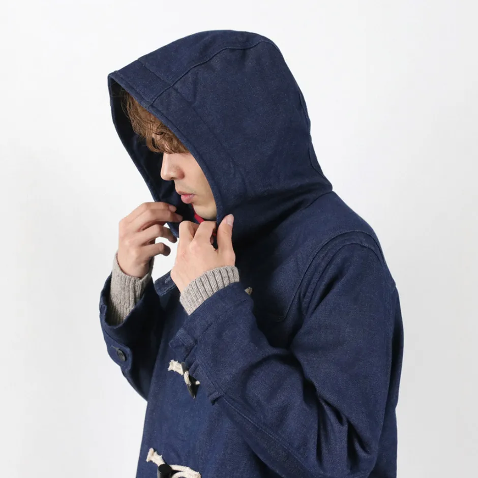 Coats^FOB FACTORY / Indigo Duffle Coat one-wash