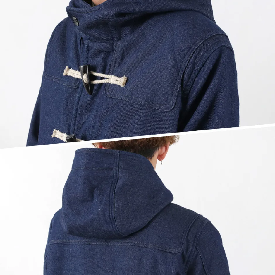 Coats^FOB FACTORY / Indigo Duffle Coat one-wash