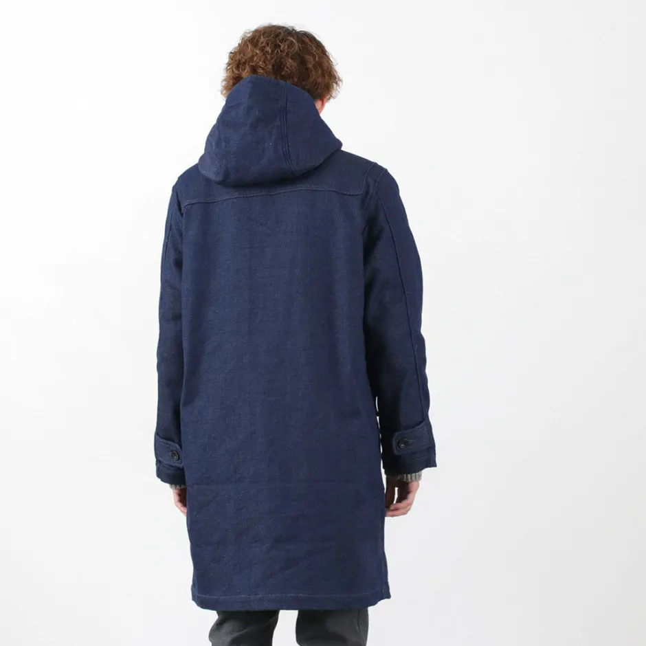 Coats^FOB FACTORY / Indigo Duffle Coat one-wash