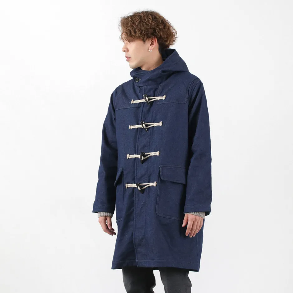 Coats^FOB FACTORY / Indigo Duffle Coat one-wash