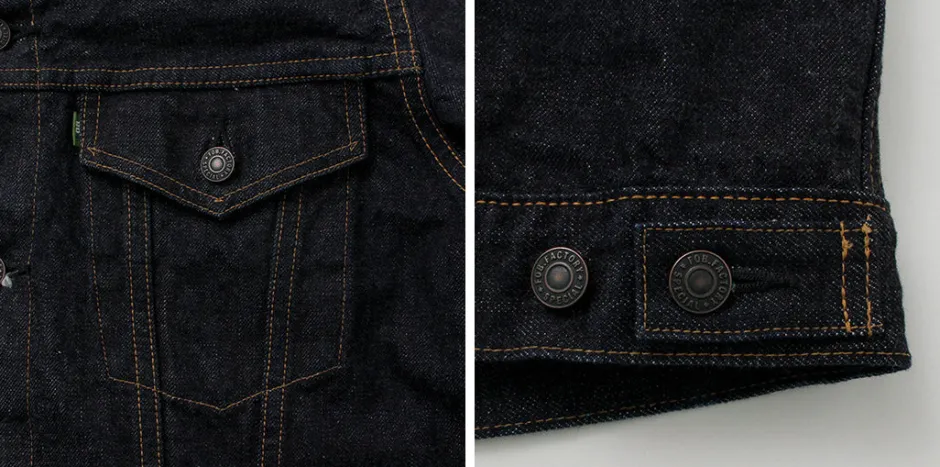 Jackets^FOB FACTORY / Selvage Denim 3rd Jacket indigo