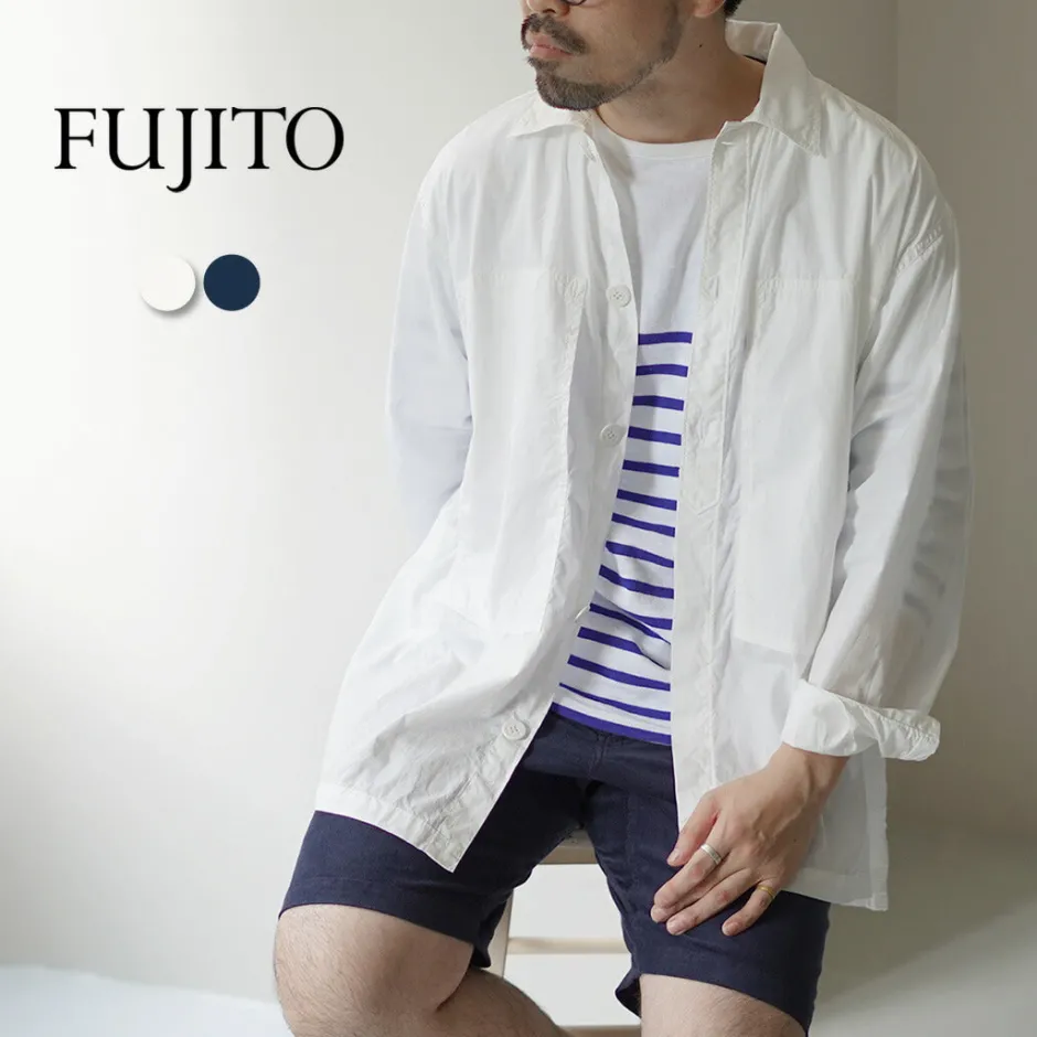 Shirts^FUJITO / Army Shirt Cotton Broad