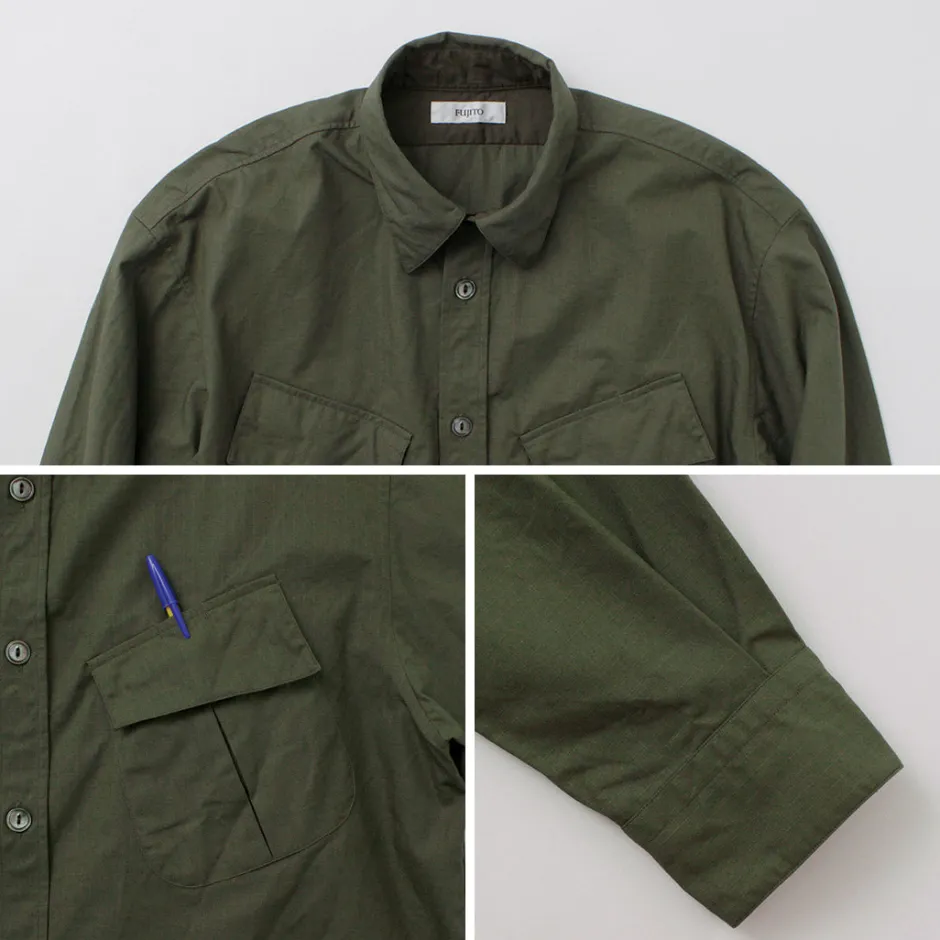 Shirts^FUJITO / Fatigue Shirt Ripstop