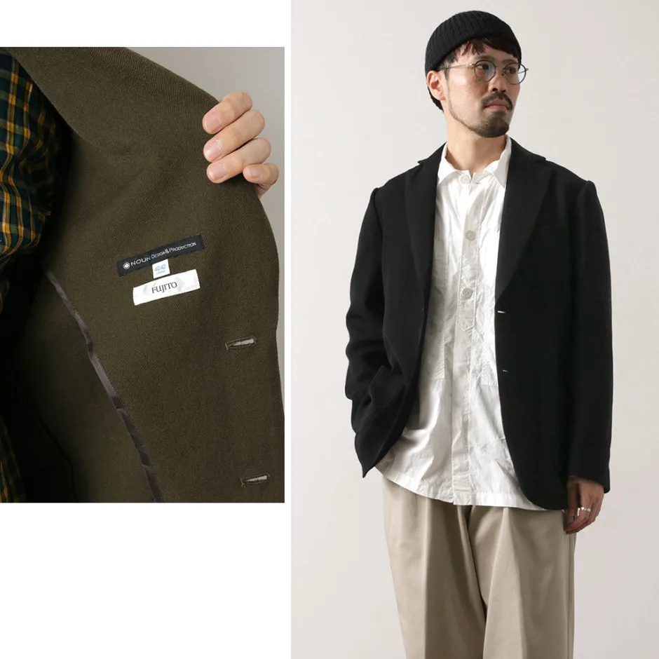 Jackets^FUJITO / Naun 2B jacket Wool serge
