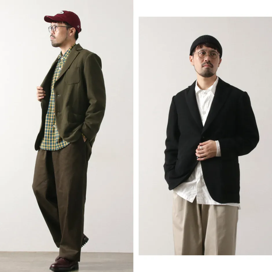 Jackets^FUJITO / Naun 2B jacket Wool serge