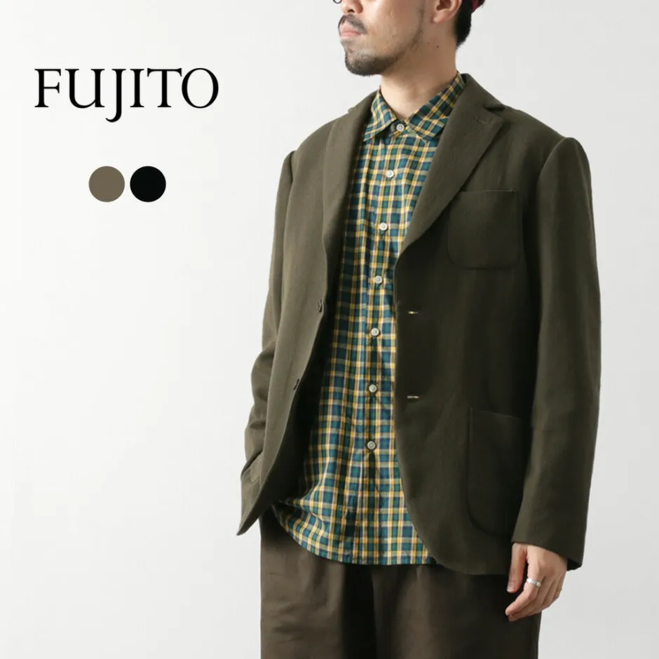 Jackets^FUJITO / Naun 2B jacket Wool serge