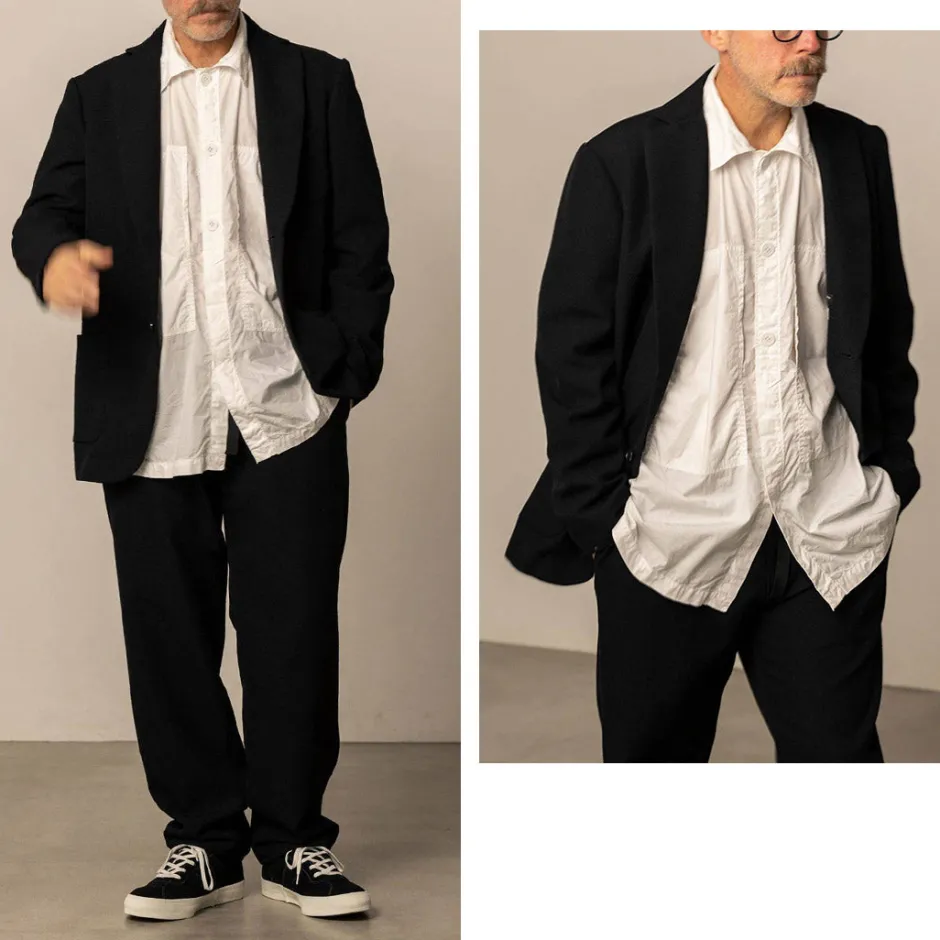 Jackets^FUJITO / Naun 2B jacket Wool serge