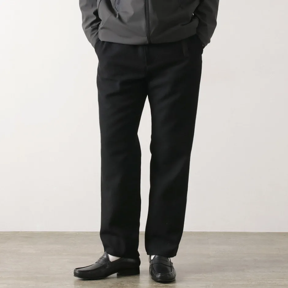Trousers^FUJITO / N.O.UN Beltless Pants Wool Serge
