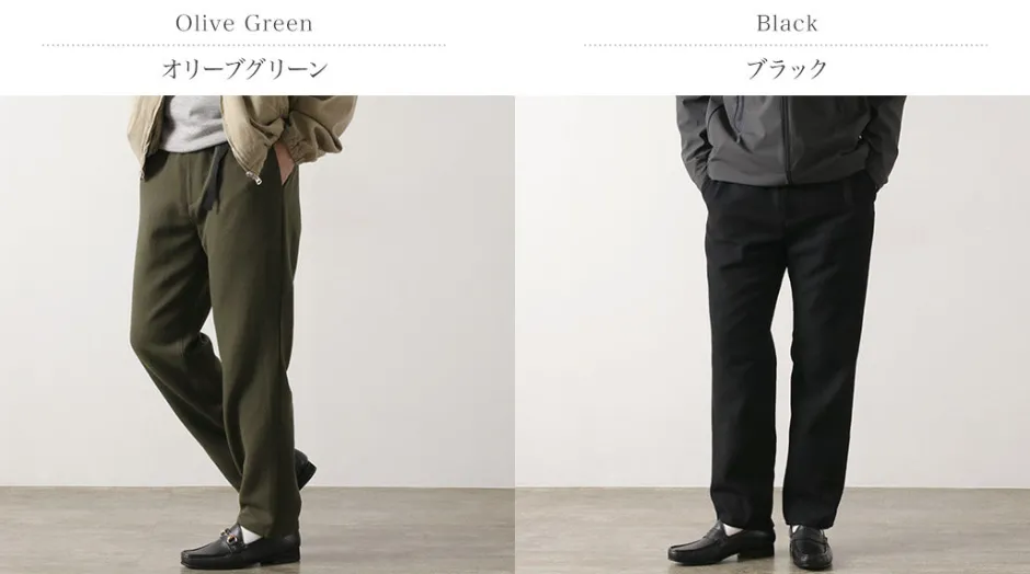 Trousers^FUJITO / N.O.UN Beltless Pants Wool Serge