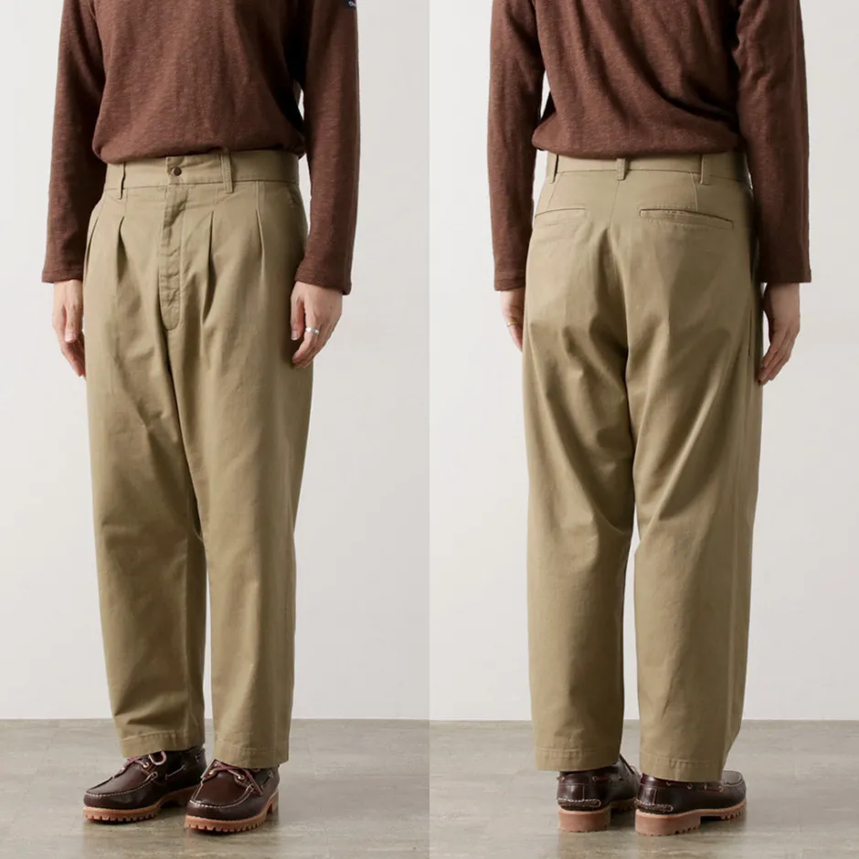 Work Pants & Chinos^FUJITO / 2-Tuck Trousers Chino
