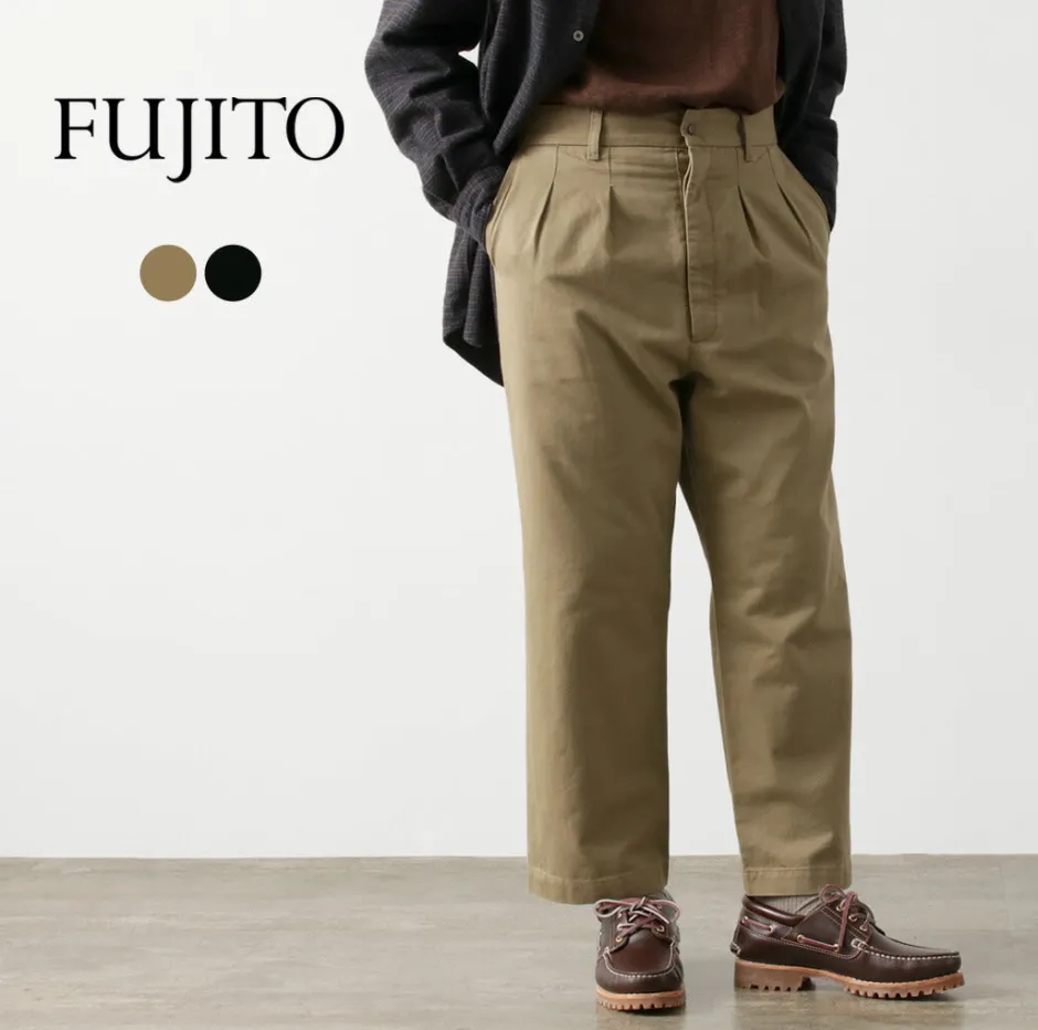 Work Pants & Chinos^FUJITO / 2-Tuck Trousers Chino