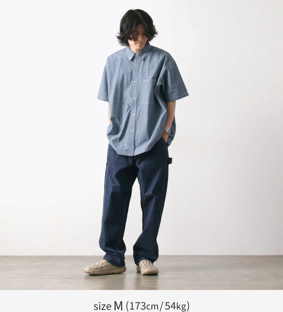 Shirts^GARAGE GREEN WORKS / Half Sleeve Dungaree Shirt