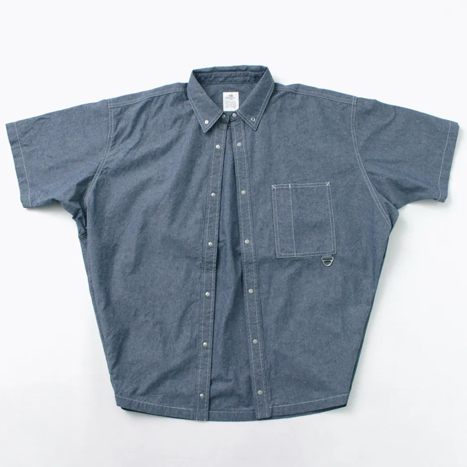Shirts^GARAGE GREEN WORKS / Half Sleeve Dungaree Shirt