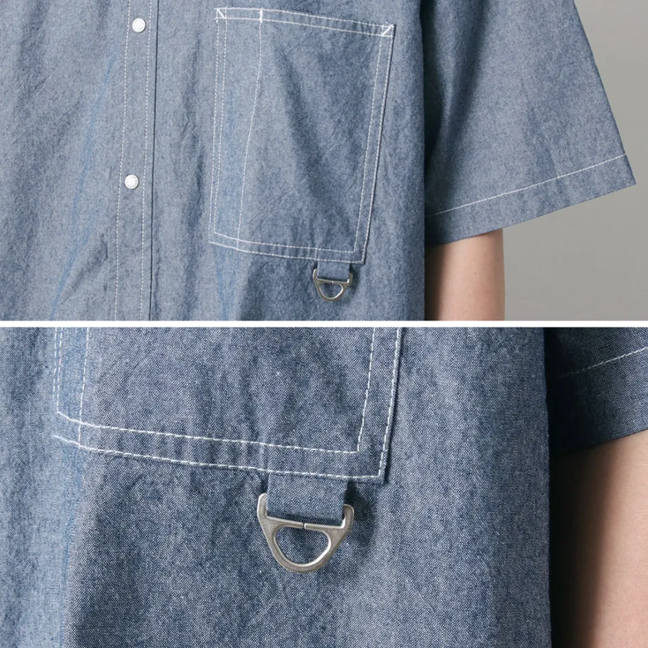 Shirts^GARAGE GREEN WORKS / Half Sleeve Dungaree Shirt