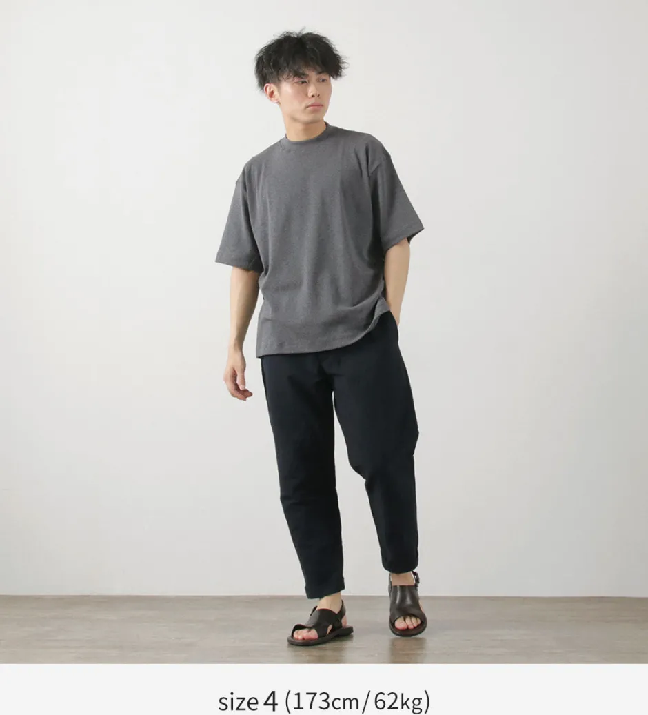 T-Shirts^GICIPI / VONGOLA Mock Neck Relaxed Fit Milled T-Shirt