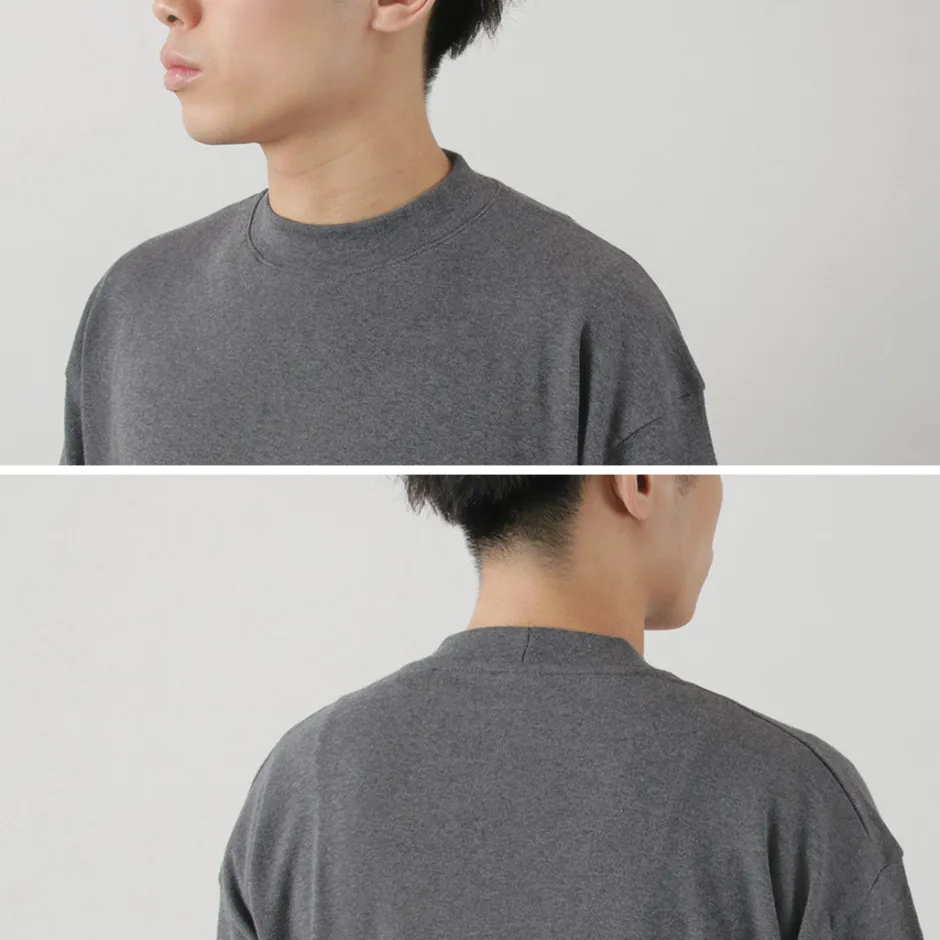 T-Shirts^GICIPI / VONGOLA Mock Neck Relaxed Fit Milled T-Shirt