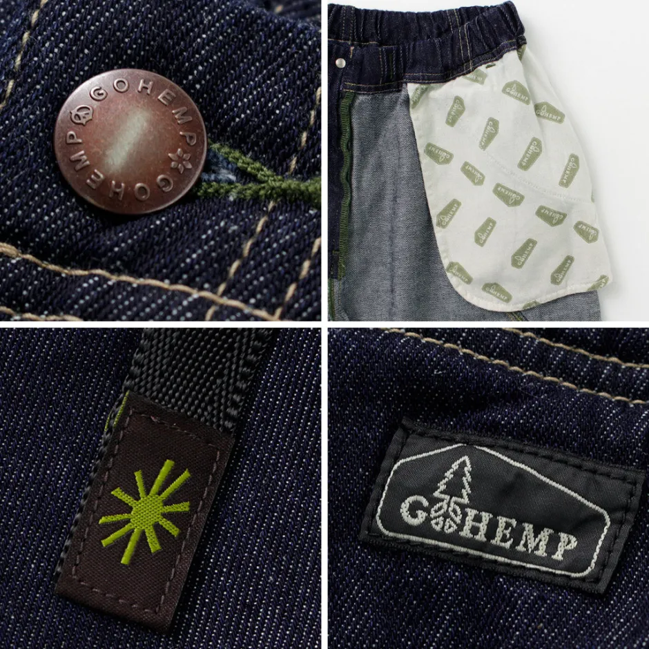 Shorts^GOHEMP / Explorer Hybrid Shorts dark-indigo