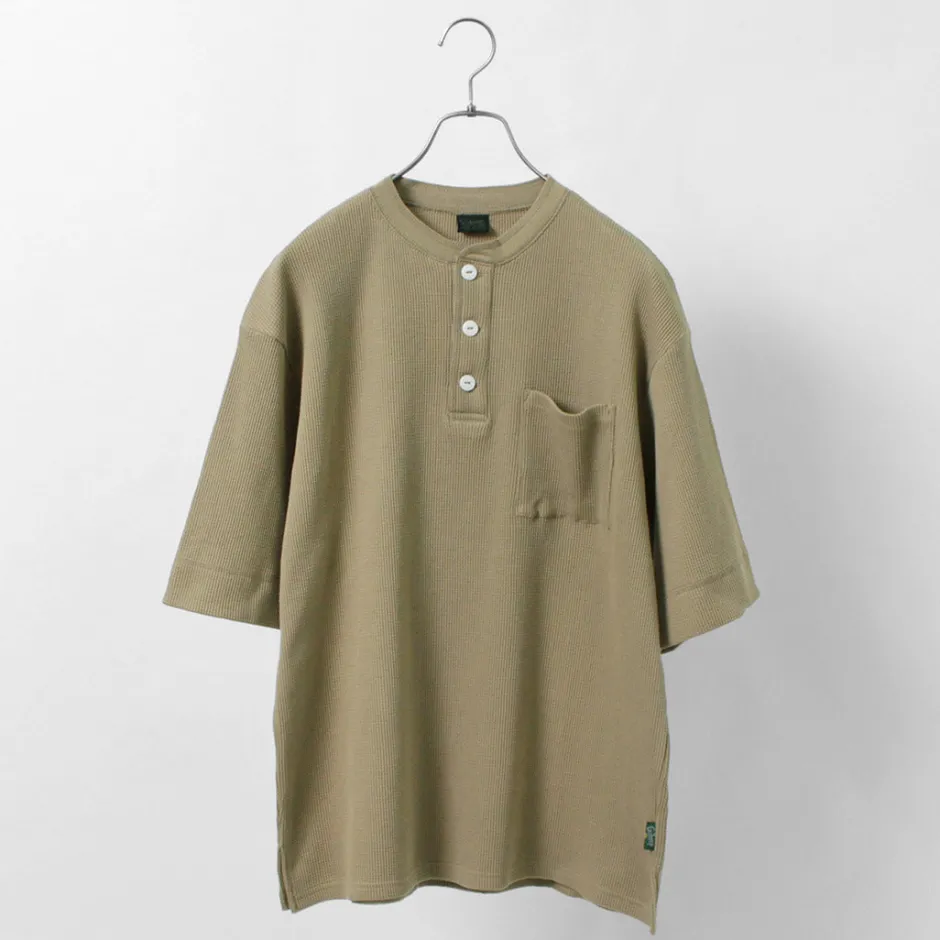 T-Shirts^GOHEMP / Henley PK Short Sleeve Shirt