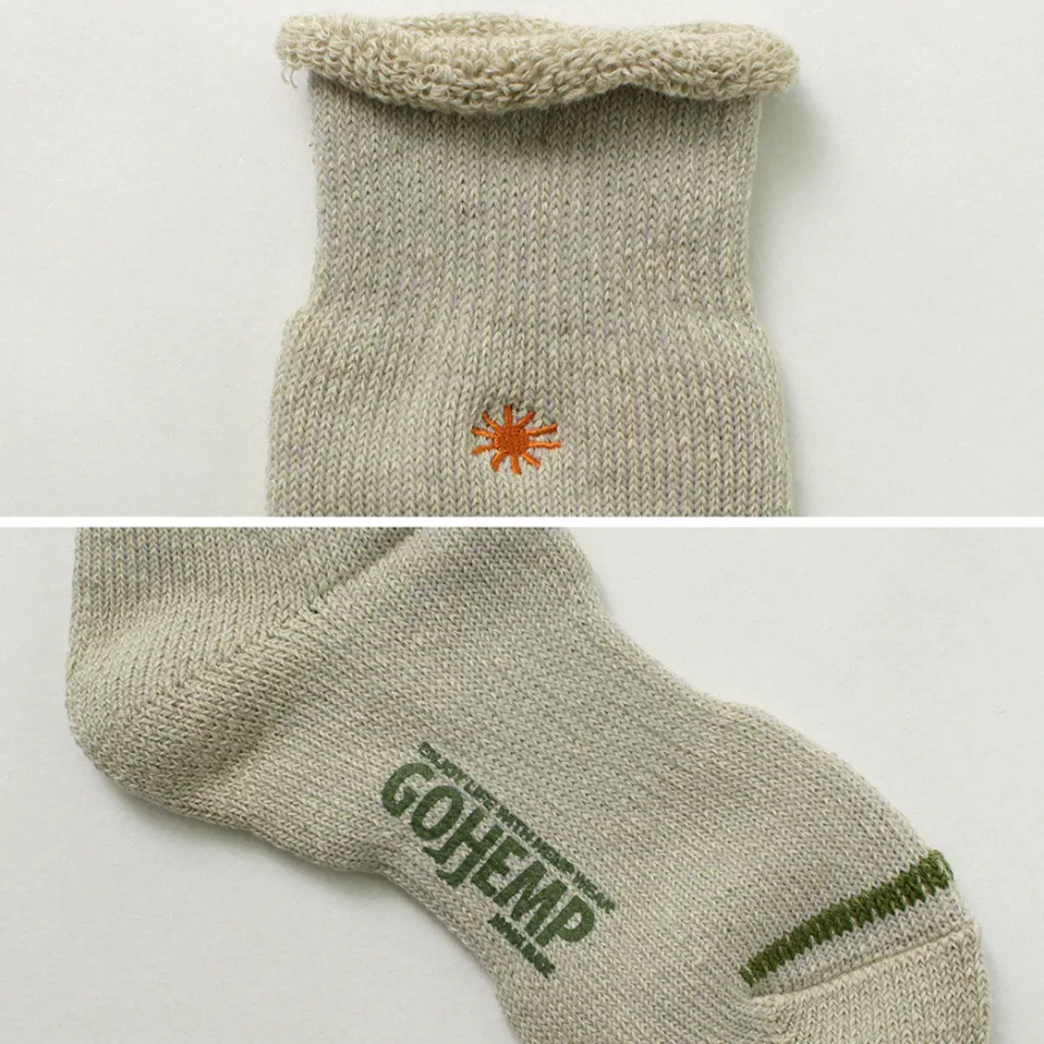 Socks^GOHEMP / Low Gauge Pile Crew Socks