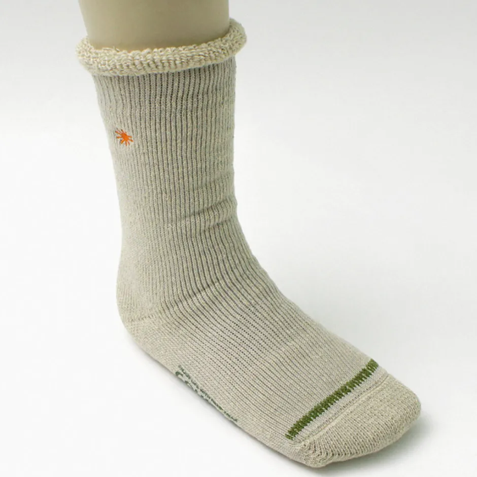 Socks^GOHEMP / Low Gauge Pile Crew Socks