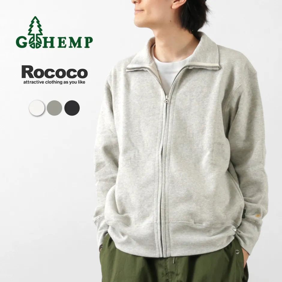 Sweatshirts^GOHEMP / Stand Up Zip Sweatshirt