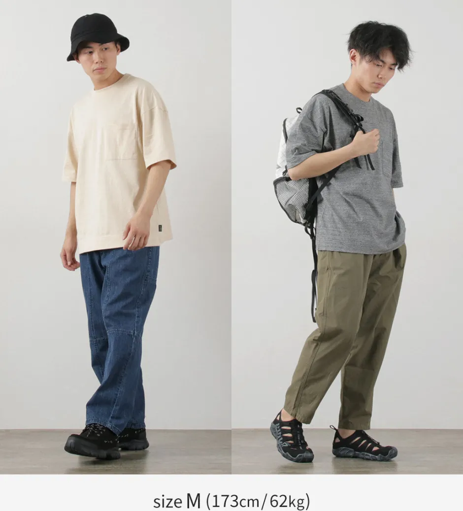 T-Shirts^GOHEMP / Wide slit T-shirt Heather