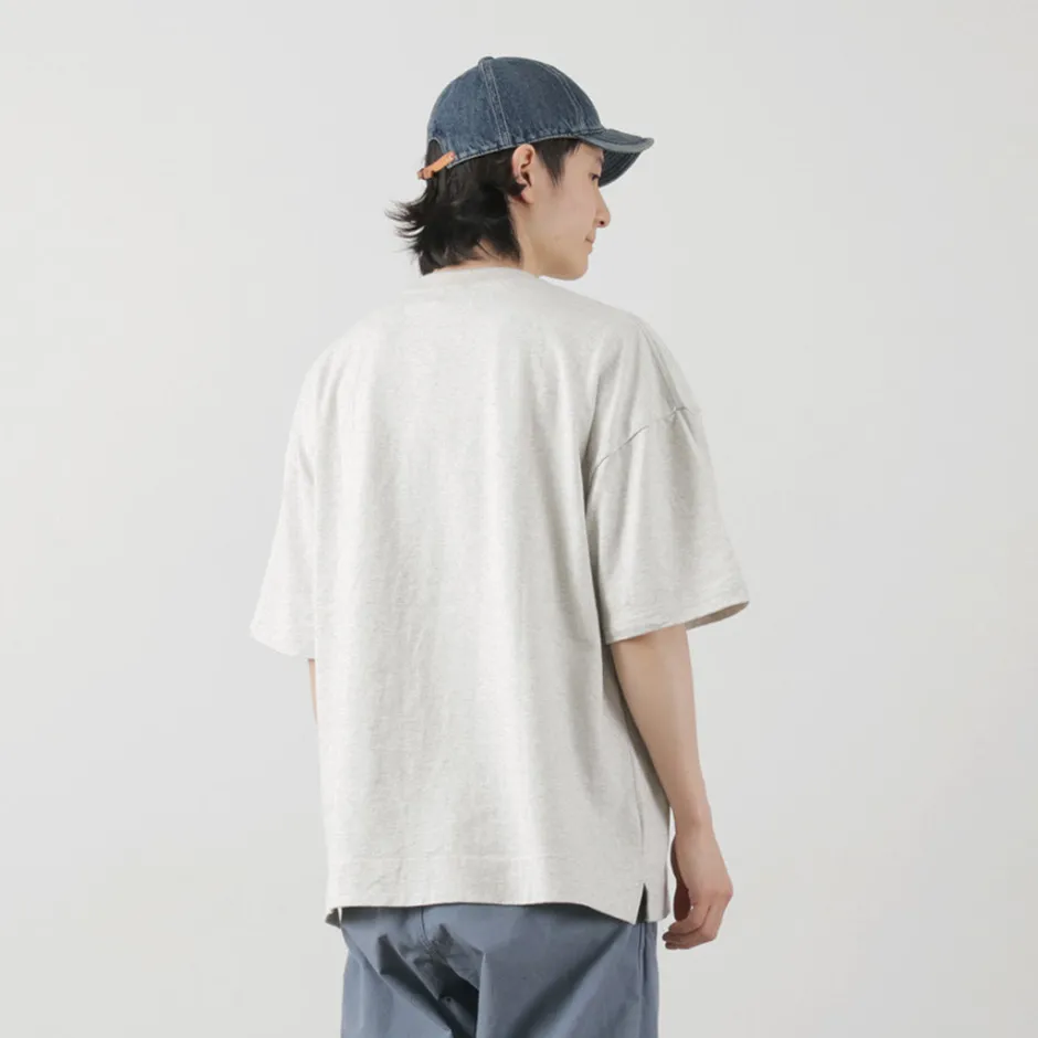 T-Shirts^GOHEMP / Wide slit T-shirt Heather