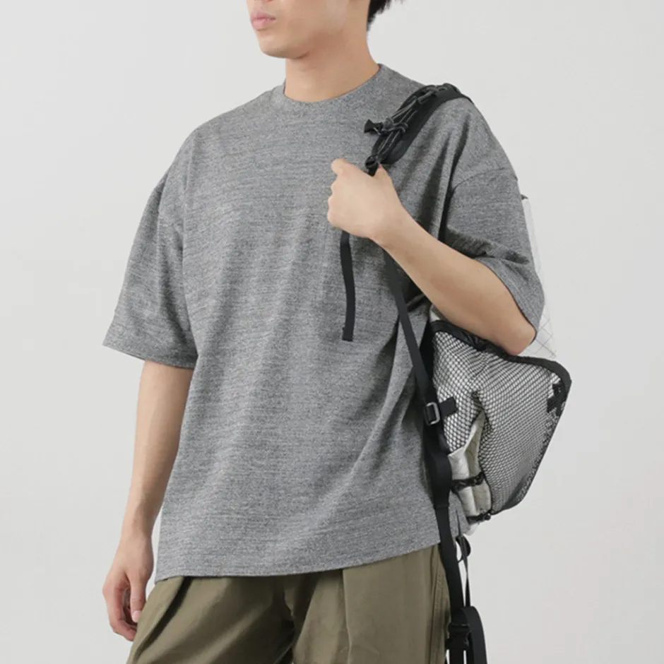 T-Shirts^GOHEMP / Wide slit T-shirt Heather