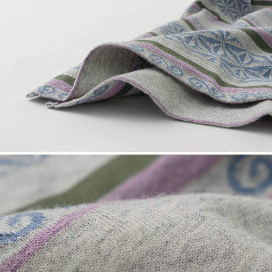 T-Shirts^GOHEMP / Wide Slit T-Shirt Hemp Leaf Jacquard