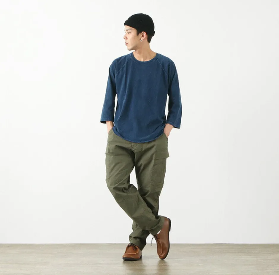 T-Shirts^GOOD ON / Baseball T-Shirt Raglan / Shave indigo