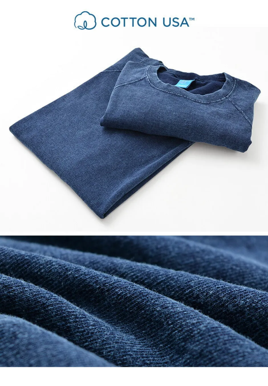 T-Shirts^GOOD ON / Baseball T-Shirt Raglan / Shave indigo