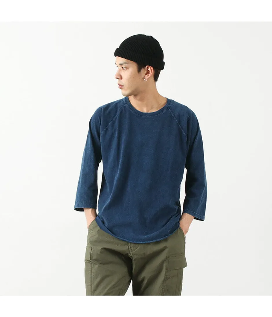 T-Shirts^GOOD ON / Baseball T-Shirt Raglan / Shave indigo