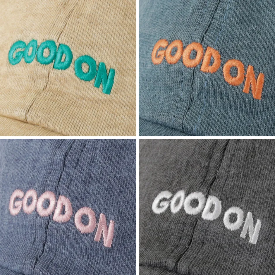 Hats^GOOD ON / Arch Logo Embroidered Cap