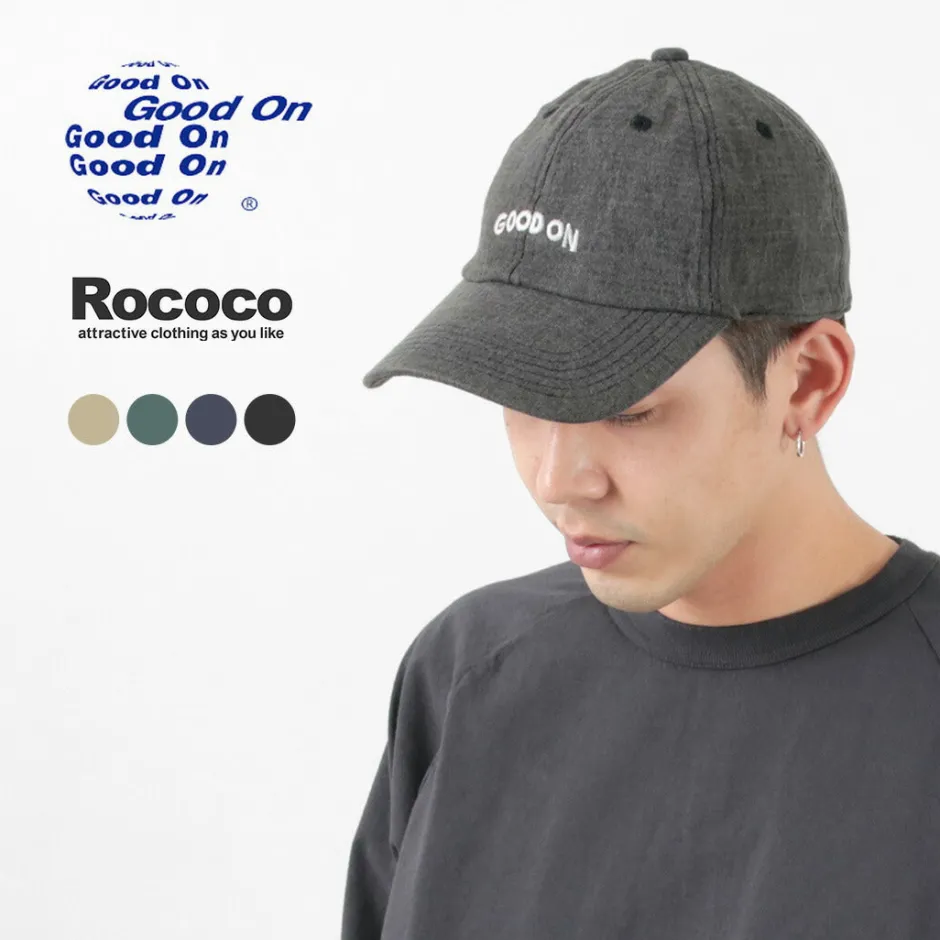 Hats^GOOD ON / Arch Logo Embroidered Cap